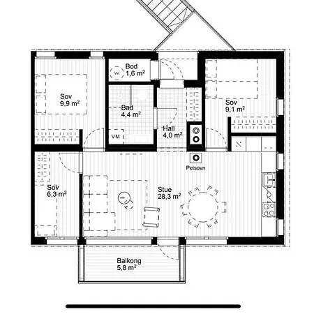 Apartment - Penthouse - In/out